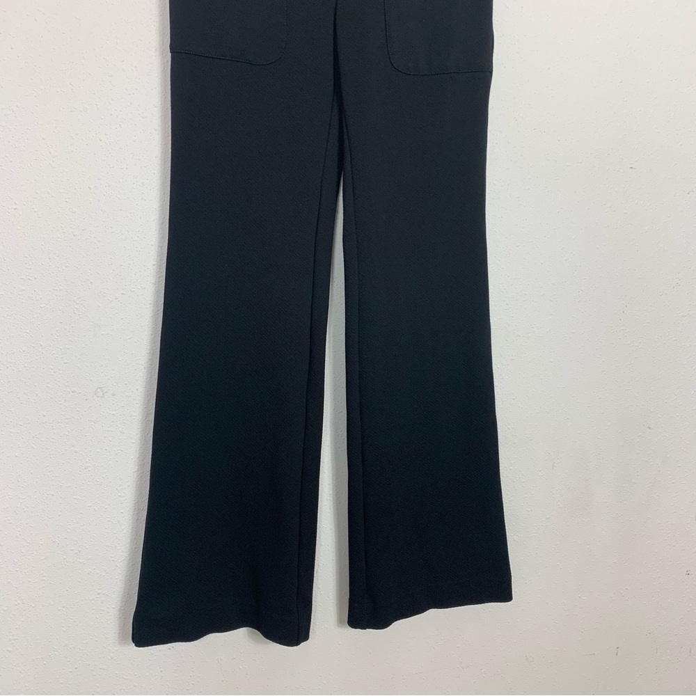Anthropologie The Essential Flare Trouser Black Pant Business Casual Office Sz 2 - Picture 5 of 10